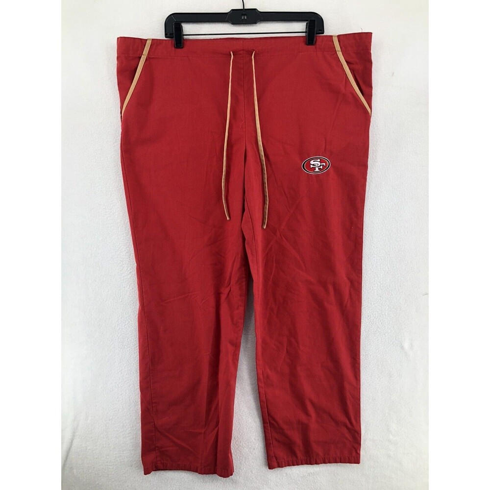 Vintage San Francisco 49ers NFL Team Apparel Red Men’s Sweatpants Size Large